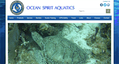 Desktop Screenshot of oceanspiritaquatics.com