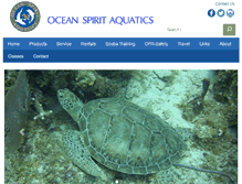 Tablet Screenshot of oceanspiritaquatics.com
